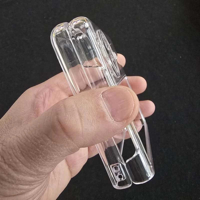 Ốp lưng nhựa cứng trong suốt Vivo X Flip